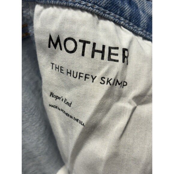 Mother Superior Womens  The Huffy Skimp in Rope's End Destroyed Jeans  Blue 27 - Picture 16 of 16